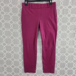J. Crew Winie Stretched Cropped Size zip Women's Dress Pants 6
